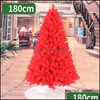 Decora￧￵es de Natal 180 cm Rosa Rosa Vermelho ARTIFICIAL PARA DAPAￇￃO DRIPRE DOISTRA DE GARDENTE FESTIVO FESTIVO OTGHZ