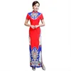 Abbigliamento etnico oversize 5XL Lady sexy party lungo cheongsam tradizionale stile cinese orientale donna elegante abito da sera qipao abito vestido