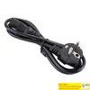 50 шт. Прохождение AC Power Cable Cable Монитор компьютера Universal 3 Prong Eu UK US AU Cord DHL