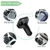 جهاز الإرسال AUX Modulator Bluetooth Handsfree Car Kit Audio MP3 Player مع شاحن سيارة USB مزدوج الشحن السريع