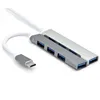 USB HUB 3.0 Type C Hubs 4 منافذ محول مقسم متعدد OTG محطة إرساء عملية عالية السرعة عالمية لأجهزة Xiaomi Lenovo Macbook Pro 13 15 PC ملحقات الكمبيوتر