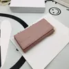 Lyxig designer plånbok för kvinnor med dragkedja Kortväska Pengarväska Läderhandväska8020