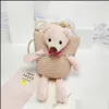 Other Home Decor Summer Childrens St Bag Mini Space Bear Messenger 2022 Cartoon Cute Coin Purse Drop Delivery Garden Otmcw