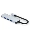 Dans 1 appareil adaptateur USB Hub Disponxe Convertisseur d'amarrage ￠ petite taille Convertisseur Adapting Splitter Connecteur Accessoire