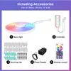 LED Neon Strip Light مع Music Sync Dream Color Smart App 16 مليون ألوان DIY WiFi Bluetooth Rope Light