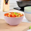 Bowls 8pcs 24oz Microwave Safe Breakfast Cereal Bowl For Rice Soup Grade Wheat Straw Fiber Family Meals Use