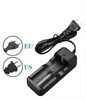 HG 105LI Universal charger for 18650 18350 26650 14500 battery chargers with 2 bays charging port with EU US plug