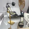 Scarpe eleganti sandali in raso in raso 8 cm Black Fuchsia Banca della caviglia Evening Women039 Teli alti Scarichi di fabbrica di lussuoso Scarpe di fabbrica con Box1272294