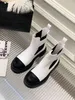 Yeni Mary Jane Boots Moda Çok Yönlü Yuvarlak Kafa Unisex Business Rasyal Stil