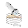 ST205 Mini 4.8A USB Car Charger For iPhone Xiaomi Tablet GPS Fast Charges Car-Charger Dual USB Phone Chargers Adapter in Cars