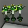 Frogs' cartoon glass bubble head Wholesale Glass bongs Oil Burner Water Pipes Rigs Smoking Free