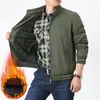 Men's Jackets Spring And Autumn Jacket Casual Top Middle-aged Thin Pure Cotton Dad Coat Stand Collar Youth