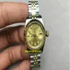 Brand Watch President Date Diamond Mark Gold Watch rostfria klockor damer Automatisk mekanisk armbandsur Lady Gift 28mm284h