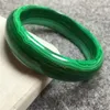 Bangle Genuine Natural Green Malachite Crystal Healing Stone Woman Fashion Innder Diamater 55mm