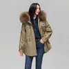 Pelliccia da donna Pai Conquer Coat Grass Winter Female Otter Hair Bile interno One Piece