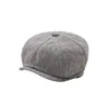 Baskenmütze Malerhut Winterwolle Partyhüte Achteckige künstlerische Kappe Gentleman Newsboy Baskenmütze Ente Schirmmützen Casquette Ältere Männer Boina Damen Accessoires B219