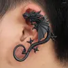 Backs Earrings Arrival Personality Punk Style Ear Cuff Dragon Clip Fake Piercing For Women Men Jewelry