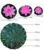 10/18 Cm Floating Artificial Lotus Fake Plant DIY Water Lily Simulation Lotus Home Garden Decoration Cheap Outdoor Decor Cheap