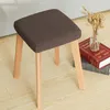 Stoelhoezen Square Stool Cover Four Seasons Home Elastic Office eettafel Hout Huidige stijl stoel