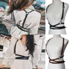 Belts Fashion Casual Elegant Ladies Leather Punk Waistband Cage Vest Body Strap Dress Cummerbands Gothic Belt