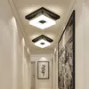 Luzes de teto Modern Flush Mount Light Hallway Varand Balcony Lamp Interior Interior LED quadrado montado na superfície