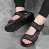 WHE Männer Sandalen weben Sommer strand 2022 sandalen casual leder sandale offene schuhe für männer Neue mode Sport luft kissen schuh 1214