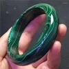 Bracelet véritable naturel vert Malachite cristal guérison pierre perle femme homme charme 60MM