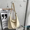 Torby wieczorowe Bag na ramię Duży płótno Crossbody for Women Cotton Cloth Fashion Koreańskie studentki torebki szkolne