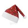 BallpointChristmas Santa Claus Hats Party Costume Decoration Embroidery Merry Christmas Stars Adult Caps BH7339 TQQ