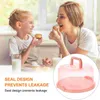 Presente de bolo de bolo de bolo caixa de armazenamento de armazenamento de armazenamento de travamento contêiner portátil sobremesas de cupcake de cupcake boxes clearpastry padaria