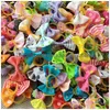 Vêtements pour chiens 100Pcs / Lot Arcs pour poils d'animaux Topknot Mix Élastiques Produits de toilettage Couleurs Varie Bows326E Drop Delivery Home Garden Supp Dhhnt