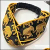 Bandana Designer Cross Hoofdband Voor Vrouwen Mode Meisjes Olifant Stberry Bee Gedrukt Haarbanden Dames Meisje Retro Tulband Headwraps Dh5Sa