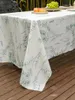 طاولة القطن القطن بياضات مائدة مائدة مستطيلة الغطاء المقاوم للماء حماية المنزل زخرفة الفناء