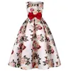 Abiti da ragazza Plus Size Pricness Girls Flower Dress Bambini Bambini Lungo floreale Festa di nozze Principessa Abbigliamento natalizio