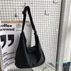 Torby wieczorowe Bag na ramię Duży płótno Crossbody for Women Cotton Cloth Fashion Koreańskie studentki torebki szkolne