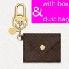 M69003 Kirigami Pouch Bag Charm Key Holder Designer Dames munt Porteminel Mini Wallet Pas Cover Case Ring Keychain Parts Pochette D261Z