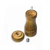 Storage Bottles Manual Salt And Pepper Grinders In Oak Wooden Mills Shakers 30g 4 100