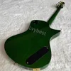 Lvybest Electric Guitar Custom Green Man Music Flamed Maple Top Lefty