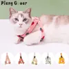Dog Collars Strawberry Harness Leash Set Walk Training Cherry Fruit Plant Chest Strap Leashes Pet For Small Medium Cat