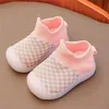 Spring Autumn Baby First Walkers Fashion Bital Girl Boys Spädbarn Flying Weave Socks Shoes Kids Sneakers Toddlers Trainers Shoe