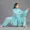 Roupas étnicas Tai chi uniforme Wushu roupa de guerreiro chinês 3 peças conjunto de roupas Ta2008