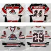 College Hockey Wears Thr 2017 Mens 24 Sean McEachran AHL Rockford IceHogs Womens Kids 13 David Phillips 100% Embroidery Custom Ice Hockey Jerseys Goalit Cut Hot