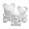 Dried Flowers Diy Artificial Foam Teddy Bear Of Roses Mold 20cm/30cm Handmade Styrofoam Wedding Valentine's Day Present Y2212