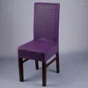 Chair Covers Waterproof PU Leather El Seat Stool Package Cover Home Elastic Computer One-piece Dining Table Back