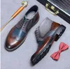 Mixcolor Martin Boots gentlemen progue boots boots High Top Suital Suit Suities Shoes