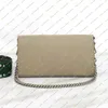 Moda para mujer Diseño casual Bolso Dionisio de lujo Bolsos de hombro tipo bandolera Bolso de cadena Bolso de mano Bolsos de mensajero Calidad superior del espejo 731782 Monedero Bolsa