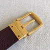 Designer Reversible Leather Belt Silver Metal Buckle Men lyxmodedesign Jean Business Formell/Casual Belt Accessories