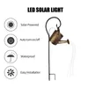 Retro Kettle Lanters Watering może oświetlić Solar Landscape Light Waterproof Outdoor Pakiet Lampa Lampa ogrodowa