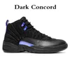 Мужская баскетбольная обувь 12s Jumpman 12 Black Taxi Twist Royalty Dark Concord Цветочный индиго Reverse Flu Game Тройной черный The Master ретро Кроссовки Кроссовки