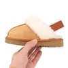 zapatos para niños Australia uggi Funkette Fluffy Slippers Yeah Slide bebés niños niñas Piel de oveja Gamuza niños Plataforma Shearling Fur Forrado Slide Sandalia Slip